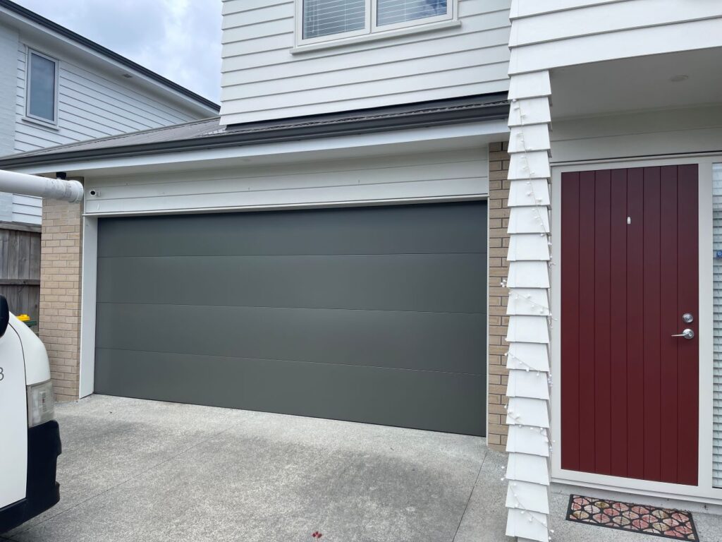 brand new garage door in Auckland