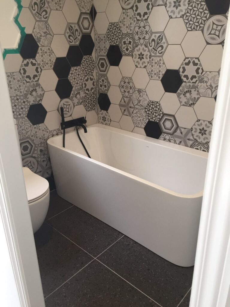 brand new bathroom renovation