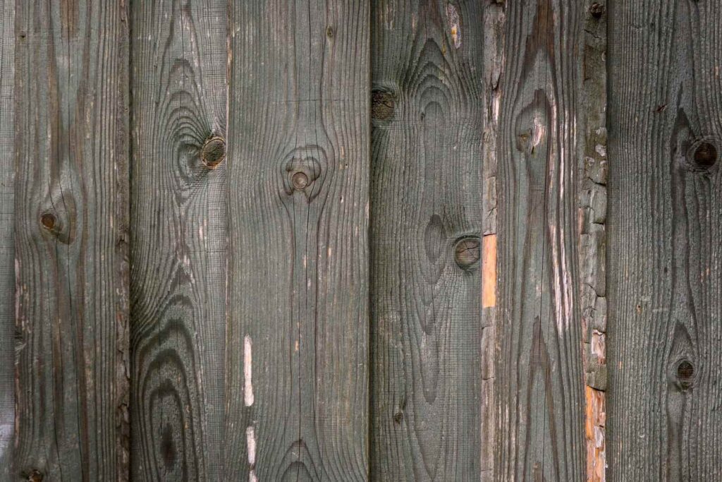 Weathered Wooden Fence