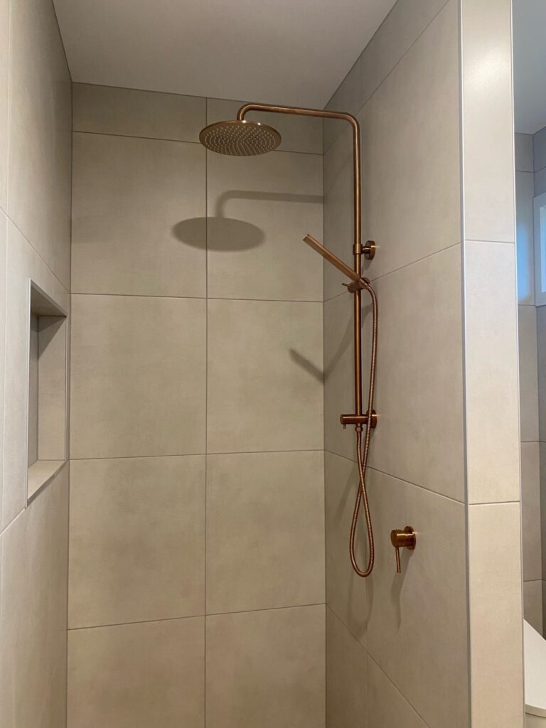 new shower installed in Wanganui home