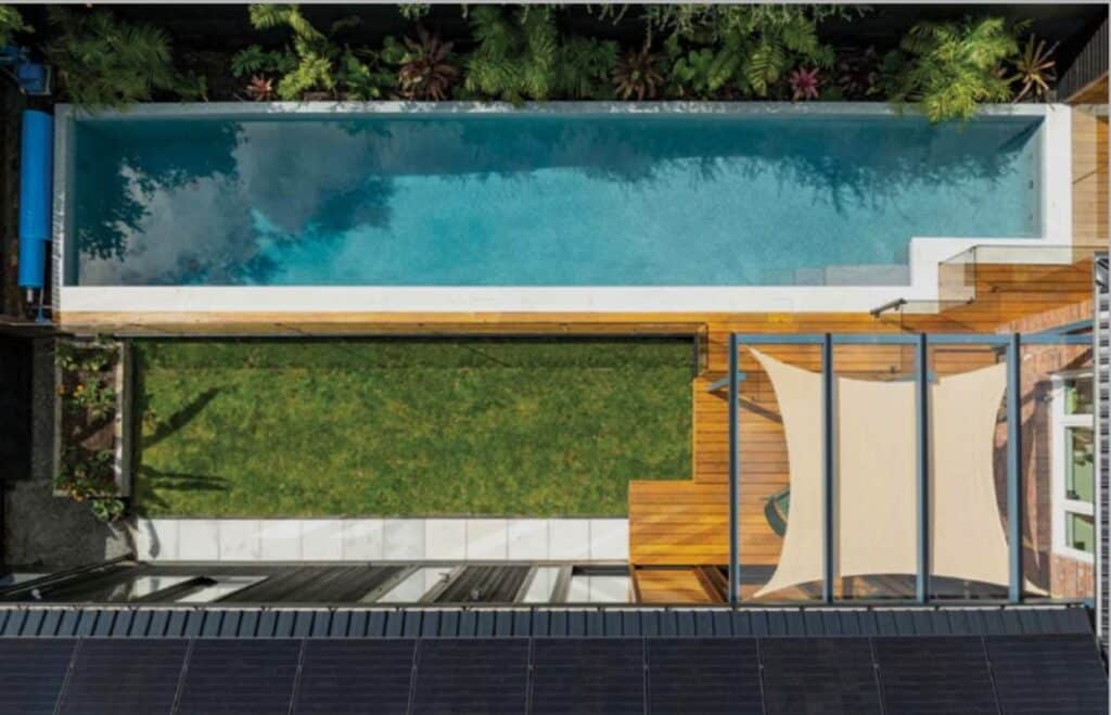 freshly renovated pool in Auckland